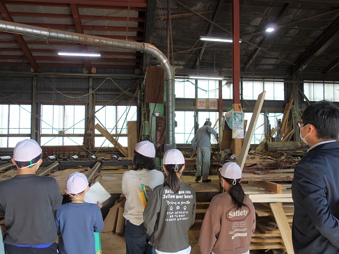 社会科見学　米沢市小学生｜国産無垢材｜アイタ工業