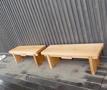 米沢産杉ベンチ