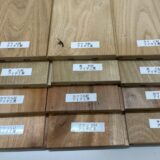 フローリング材サンプル全種類・全等級発送しました。
